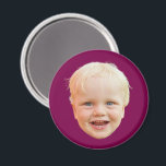 Custom Face Personalized Picture Logo Image Design Magnet<br><div class="desc">Custom Face Personalized Picture Logo Image Design magnet</div>