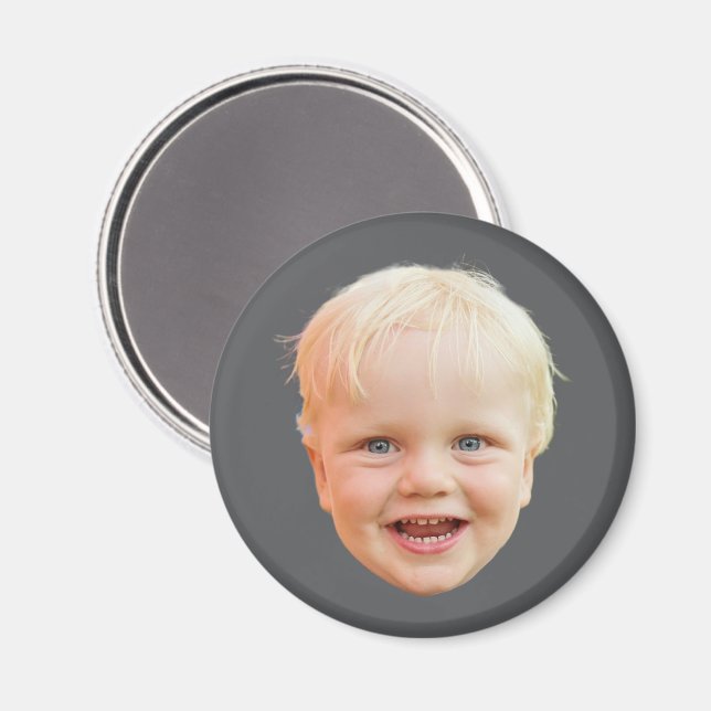 Custom Face Personalized Picture Logo Image Design Magnet (Front/Back)