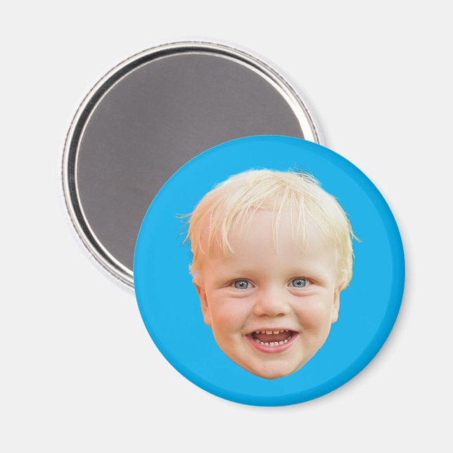 Custom Face Personalized Picture Logo Image Design Magnet (Front/Back)