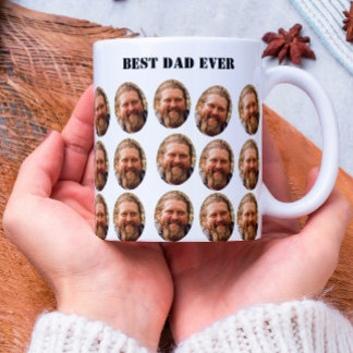 Custom Face Personalized Text with Picture Funny Coffee Mug