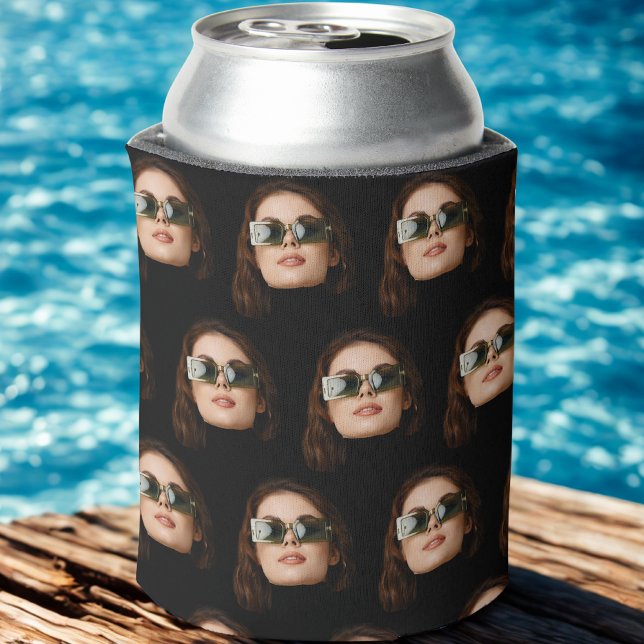 Custom Face Photo Bachelor Party Birthday Favors   Can Cooler (Creator Uploaded)