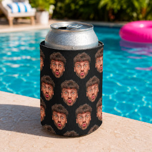 Custom Face Photo Birthday Funny Can Cooler