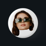 Custom Face Photo Button<br><div class="desc">Personalized Custom Face Photo,  Personalized Baby,  Kid,  Boyfriend,  Girlfriend,  Face Dad</div>