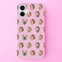 Custom Face Photo Family Gift, 4 Photos Faces