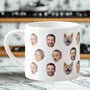 Custom Face Photo Family Mug, 4 Photos Mug