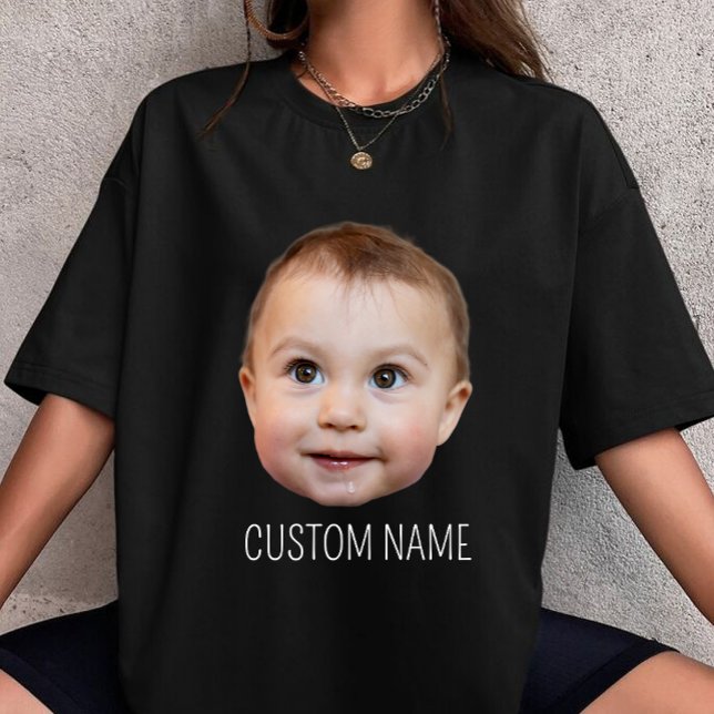 Custom Face Photo Funny birthday personalized gift T-Shirt (Creator Uploaded)