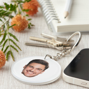 Custom Face Photo Keychain