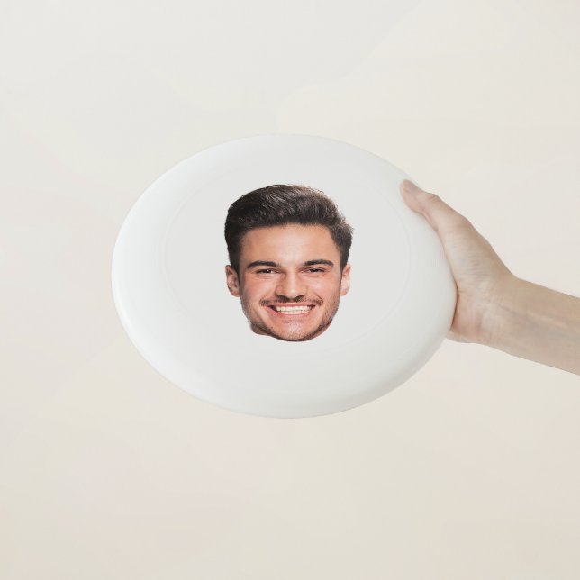 Custom Face Photo Wham-O Frisbee (In Hand)
