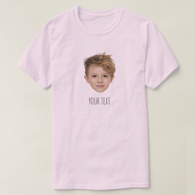 Custom Face Picture cloth, Birthday Gift, Father's T-Shirt (Design Front)