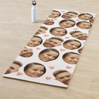Custom Face Picture Heart Funny Couple Pattern