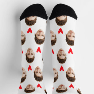 Custom Face Socks For Boyfriend Personalized Socks