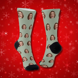 Custom Face Socks Personalized Photo