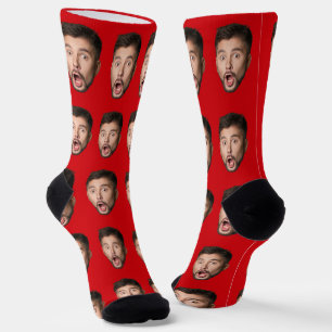 Custom Face Socks Personalized Photo Picture 