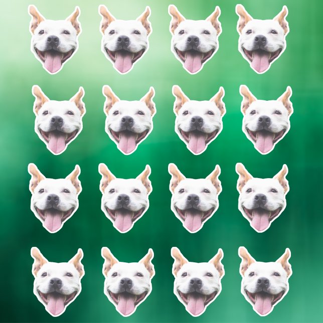 Custom Face Sticker, Personalized Dog Face Sticker (Creator Uploaded)