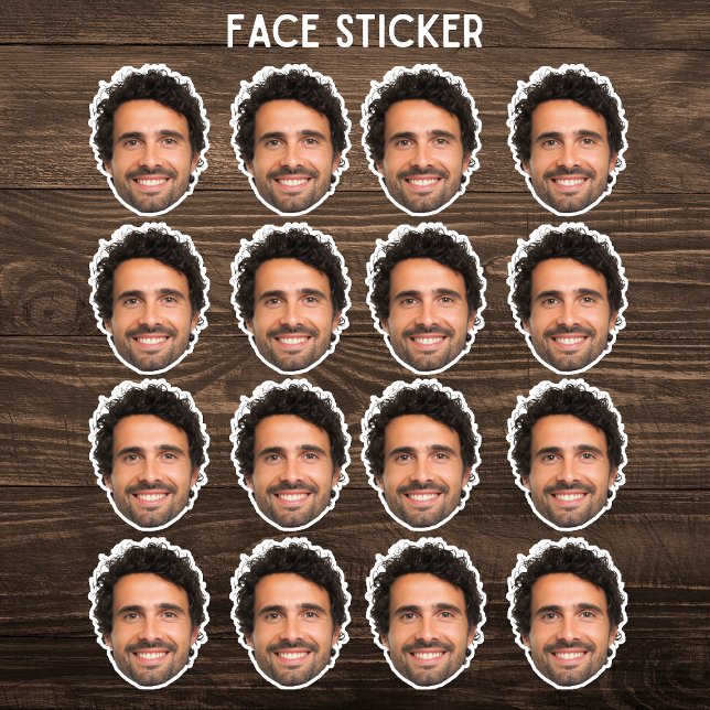 Custom Face Sticker – Personalized Photo Sticker (Creator Uploaded)