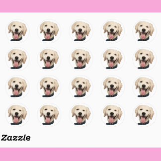 Custom Face Stickers Personalized Dog Face Photo