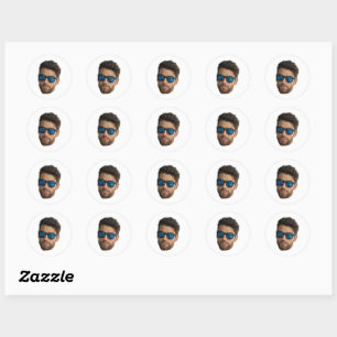 Custom Face Stickers Personalized Face Photo