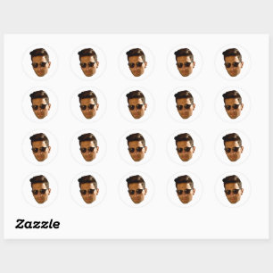 Custom Face Stickers Personalized Face Photo
