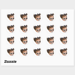 Custom Face Stickers Personalized Face Photo