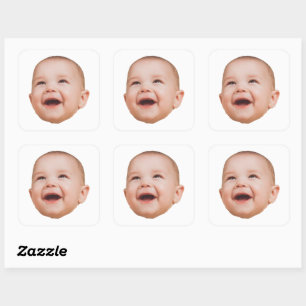 Custom Face Stickers Personalized Face Photo