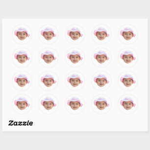 Custom Face Stickers Personalized Face Photo