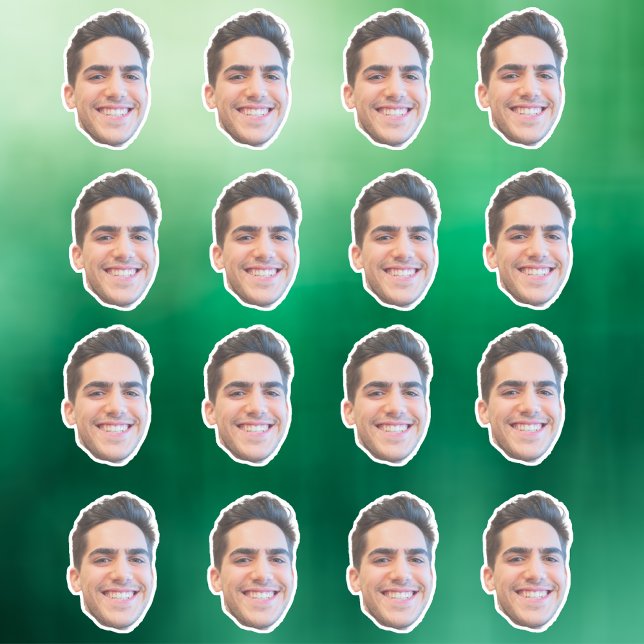 Custom Face Stickers, Personalized Face, Photo Sticker (Creator Uploaded)