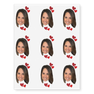 Custom Face Temporary Tattoos