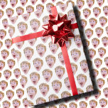 Custom Face Wrapping Paper | Custom Birthday Gifts<br><div class="desc">Custom Face Wrapping Paper Wedding Bridal Shower Party Props Graduation, Replace the face with your favorite photo (make sure to crop as much to the face as possible and use an app to remove the background) and personalize this funny Christmas Holiday Wrapping Paper with your kid, husband, or boyfriend on...</div>