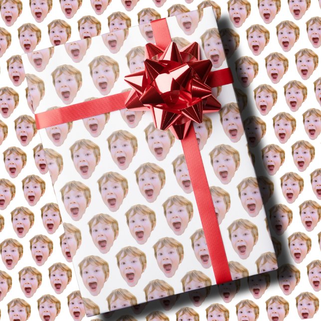 Custom Face Wrapping Paper | Custom Birthday Gifts (Creator Uploaded)