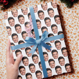 Custom Face Wrapping Paper, Custom Face Gift Wrap