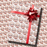 Custom Face Wrapping Paper | Custom Face Gift Wrap<br><div class="desc">Custom Face Wrapping Paper Wedding Bridal Shower Party Props Graduation, Replace the face with your favorite photo (make sure to crop as much to the face as possible and use an app to remove the background) and personalize this funny Christmas Holiday Wrapping Paper with your kid, husband, or boyfriend on...</div>