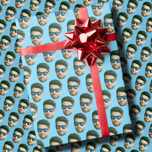 Custom Face Wrapping Paper Custom Face Gift Wrap