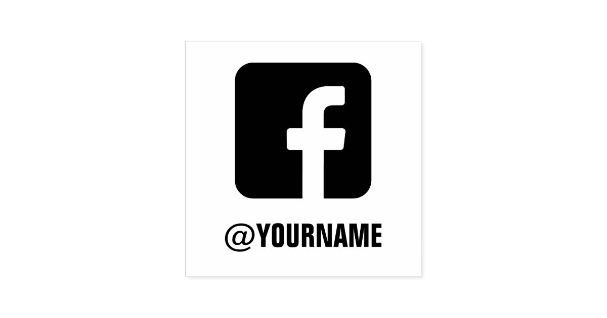 Follow Me on Facebook Logo Stamp w/ Catalog Ink