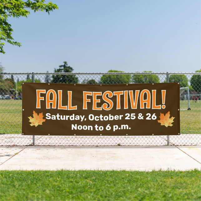 Custom Fall Festival Banner (Insitu)