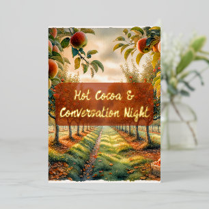Custom Fall Invitation – Orchard Foil Invitation