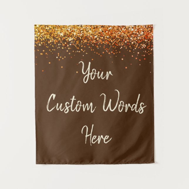 Custom Fall Prop Birthday Photo Booth Backdrop (Front)