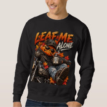 Custom Fall Pumpkin Graphic, Leaf Me Alone