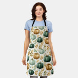 Custom Fall Pumpkin Photo Frame Apron