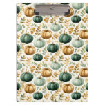 Custom Fall Pumpkin Photo Frame Clipboard