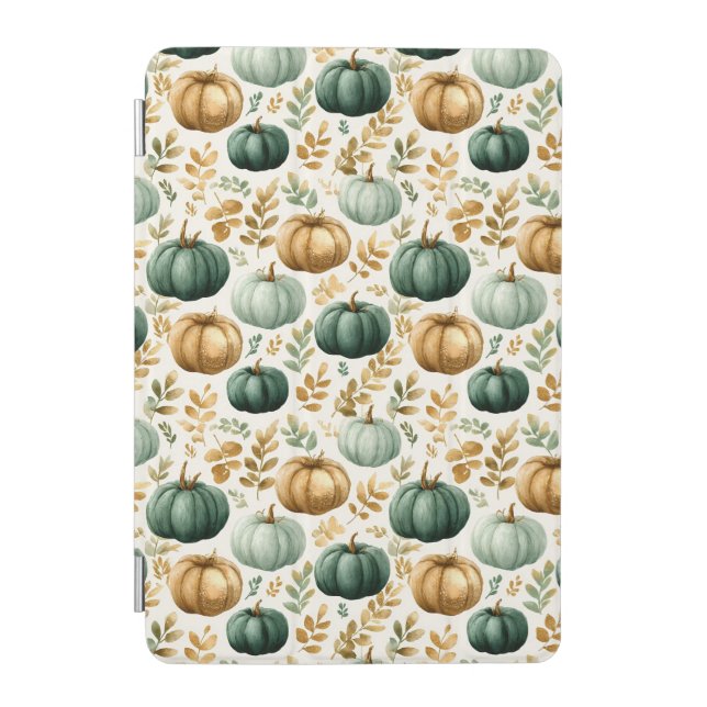 Custom Fall Pumpkin Photo Frame iPad Mini Cover (Front)