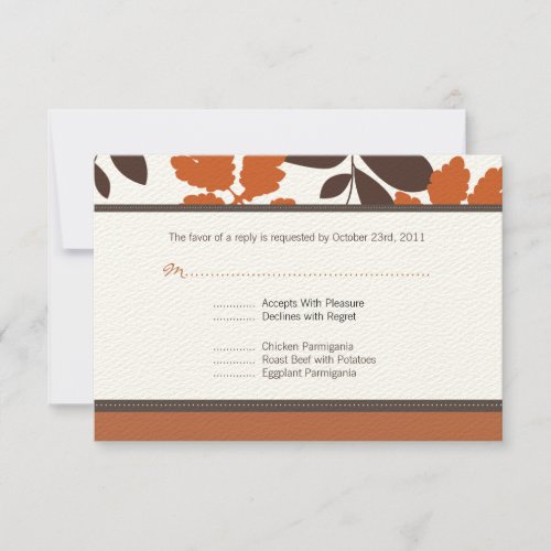 Custom Fall Response Card