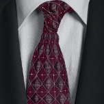 Custom Family 16-Photo Pattern Neck Tie<br><div class="desc">This distinctive personalized diamond photo pattern features a unique monochrome design, available in a selection of 8 different colors and comprised of 16 customizable images. (You can upload the same image multiple times if you have fewer than 16.) The goal of the design is to produce a classic pattern that...</div>