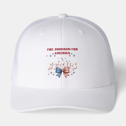 Custom Family America Needs Jesus Hat