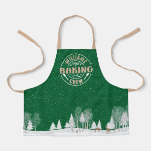 Custom Family Baking Crew, Matching Family  Apron