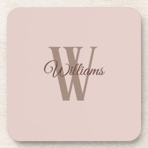 Custom family beverage coaster