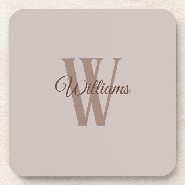 Custom family  beverage coaster (Front)