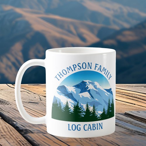 Custom Family Cabin Blue Mountain Colorado Home Coffee Mug