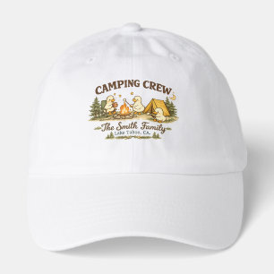 Custom Family Camping Shirt Comfort Colors, Campin Hat