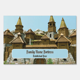 Custom Family Castle Sign