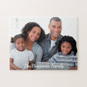 Custom Family Children Kids Photo Personalize Jigsaw Puzzle